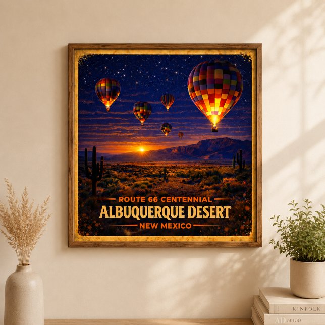 Albuquerque Desert New Mexico Centennial Poster (Creator Uploaded)