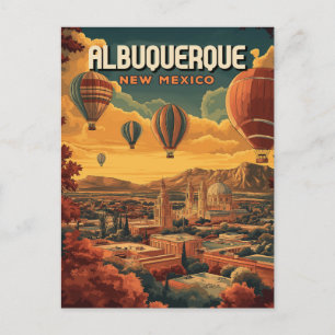 Albuquerque Hot Air Balloon Sunrise Postcard
