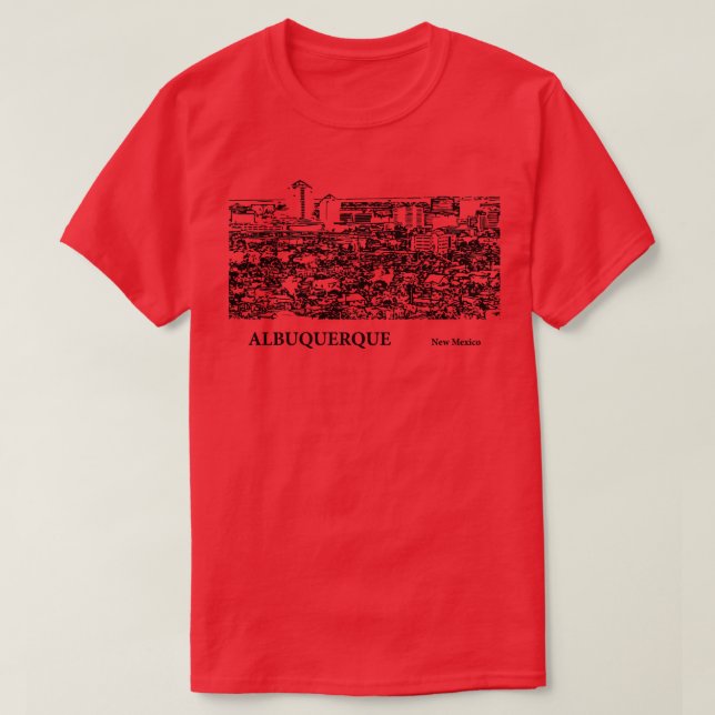 Albuquerque New Mexico  5 T-Shirt (Design Front)