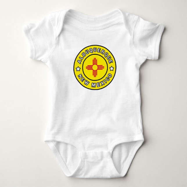 Albuquerque New Mexico Baby Bodysuit (Front)