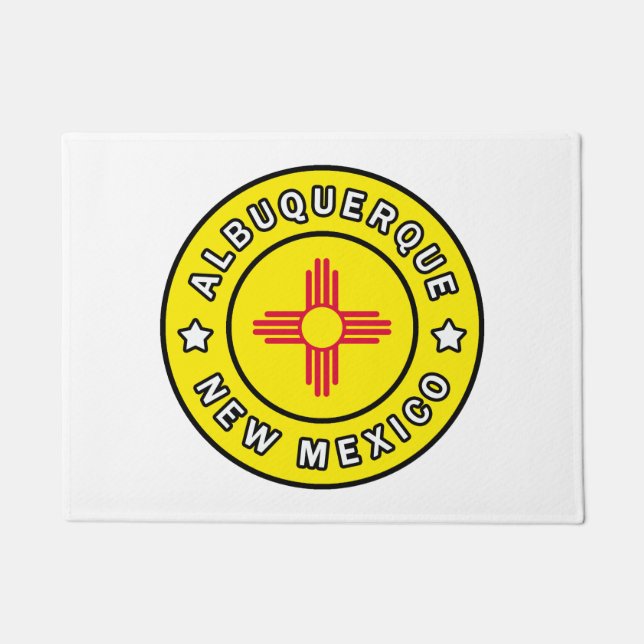 Albuquerque New Mexico Doormat (Front)