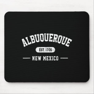 Albuquerque New Mexico Est 1706 Vintage Retro Mouse Mat