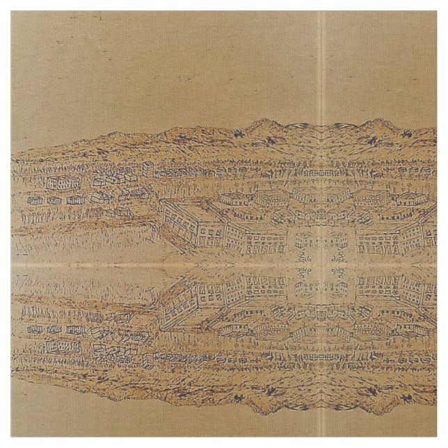 Albuquerque New Mexico Fabric (Close Up)