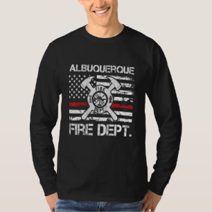 Albuquerque New Mexico Fire Department Thin Red Li T-Shirt