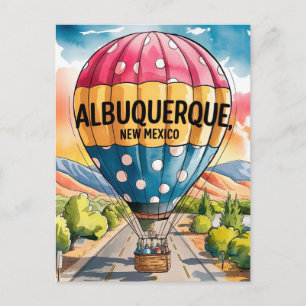 Albuquerque New Mexico Hot Air Balloons Postcard