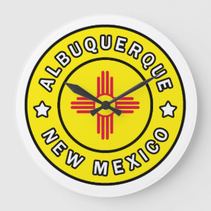 Albuquerque New Mexico Large Clock