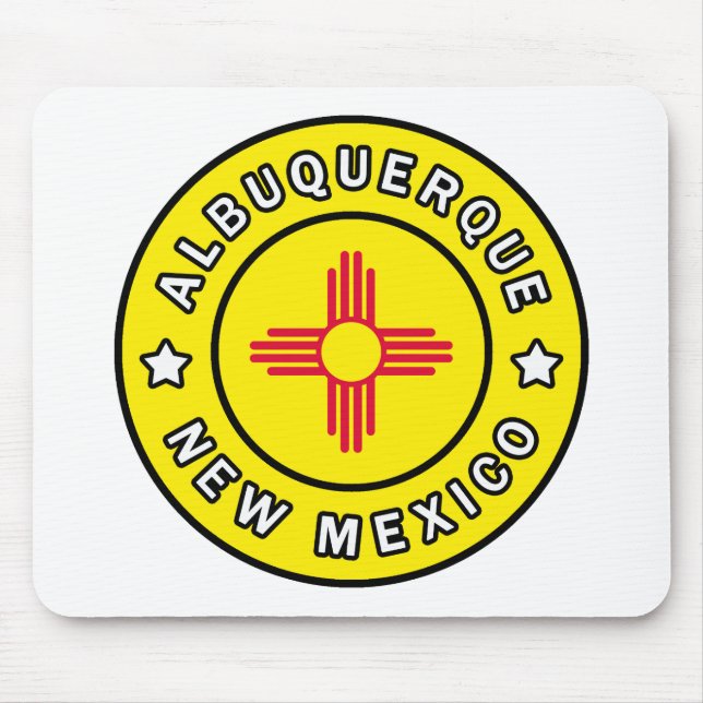 Albuquerque New Mexico Mouse Mat (Front)