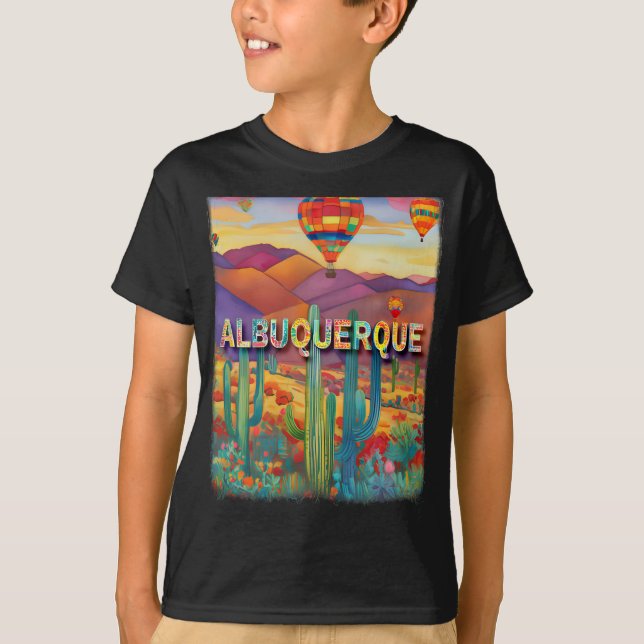 Albuquerque New Mexico Nm Desert Oasis Sd316  T-Shirt (Front)