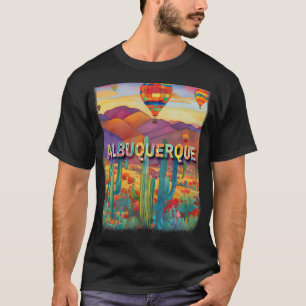 Albuquerque New Mexico Nm Desert Oasis Sd316 T-Shirt
