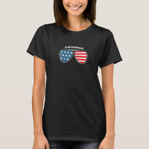 Albuquerque New Mexico Nm Us Cities America 4th Of T-Shirt