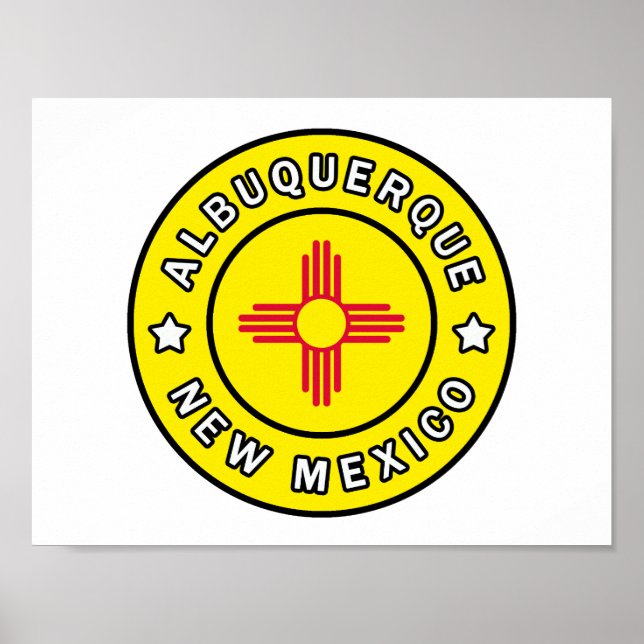 Albuquerque New Mexico Poster (Front)
