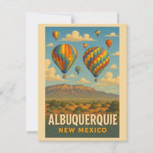 Albuquerque New Mexico Skies Postcard