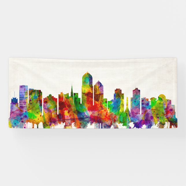 Albuquerque New Mexico Skyline Banner (Horizontal)