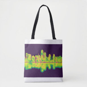 Albuquerque New Mexico Skyline Tote Bag