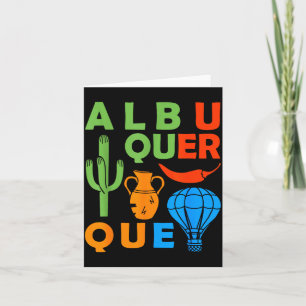 Albuquerque New Mexico Souvenir Men Petroglyph Alb Card