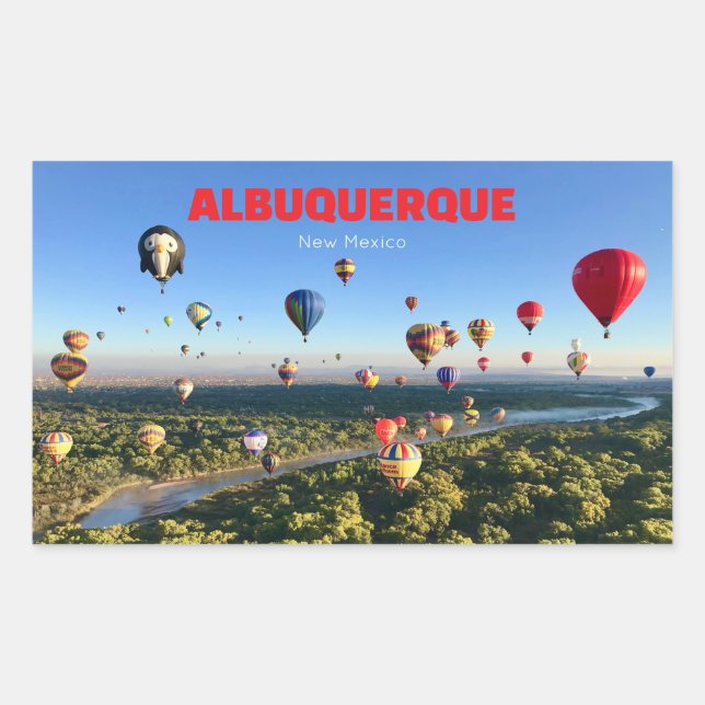 Albuquerque New Mexico Sticker Balloon Festival (Front)