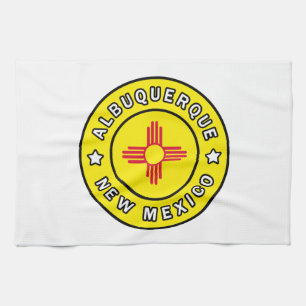 Albuquerque New Mexico Tea Towel
