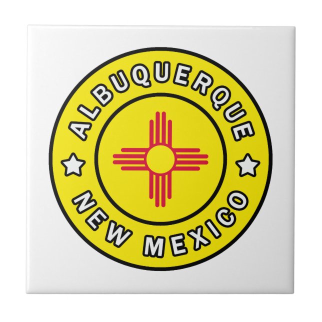 Albuquerque New Mexico Tile (Front)