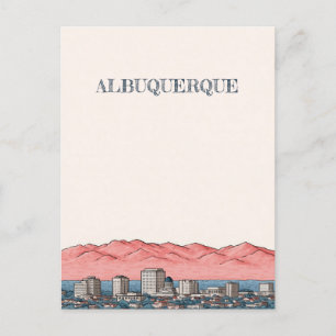 Albuquerque New Mexico Travel Postcard