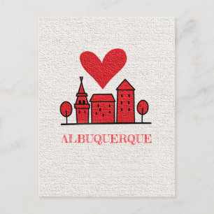 Albuquerque New Mexico Travel Postcard