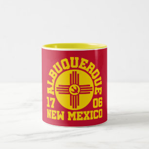 Albuquerque,New Mexico Two-Tone Coffee Mug