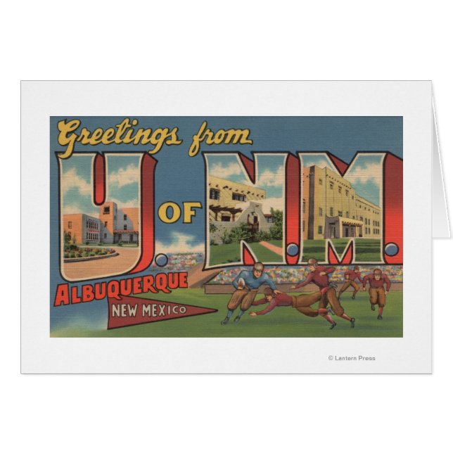 Albuquerque, New Mexico - University of NM (Front Horizontal)