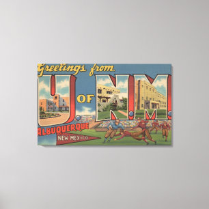 Albuquerque, New Mexico - University of NM Canvas Print