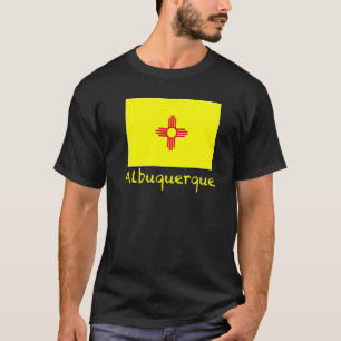 Albuquerque New Mexico Usa Flag Souvenir T-Shirt