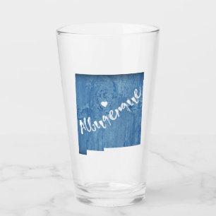 Albuquerque New Mexico Wood Grain Glass