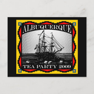 Albuquerque, NM Tea Party - Postcard