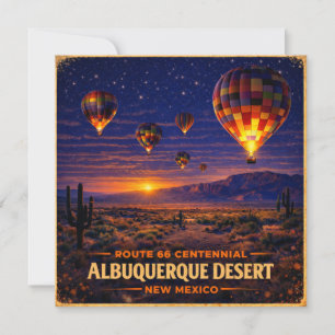 Albuquerque Route 66 Desert Travel Stationery