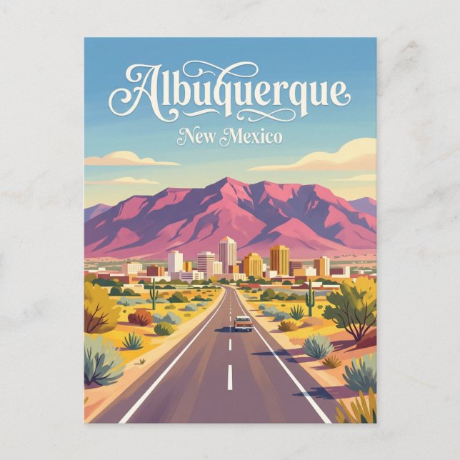 Albuquerque USA Postcard (Front)