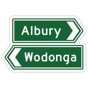 Albury Wodonga Australia Sticker