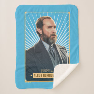 Albus Dumbledore Character Graphic Sherpa Blanket