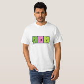 Alby periodic table name shirt (Front Full)