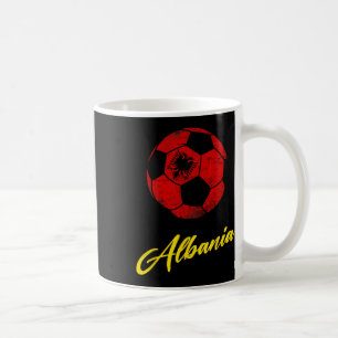 Albynia Soccer Byll,albynia Flag,flag Of Albynia,a Coffee Mug