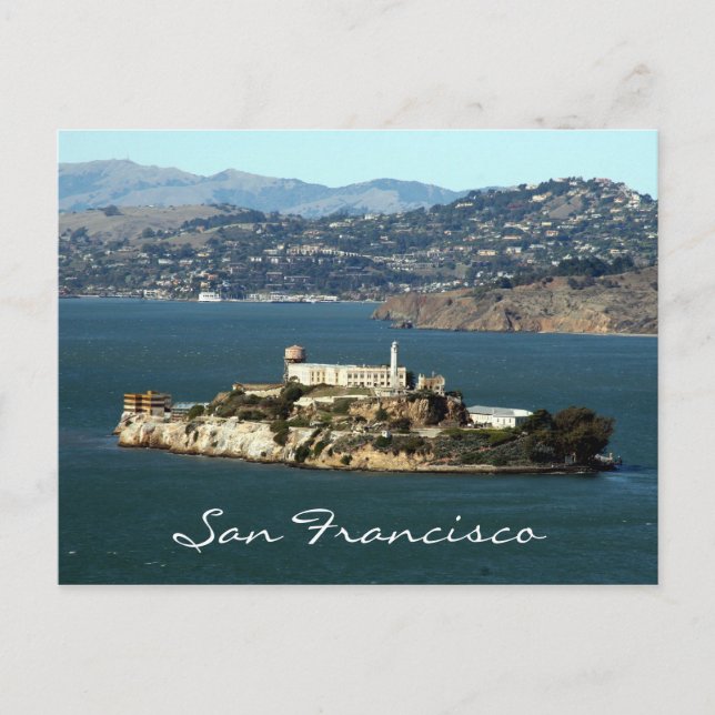 alcatraz bay san fran postcard (Front)