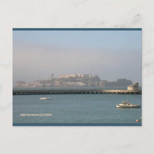 Alcatraz | Blue Beach Song™ Postcard (Front)
