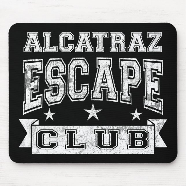 Alcatraz Escape Club Mouse Mat (Front)