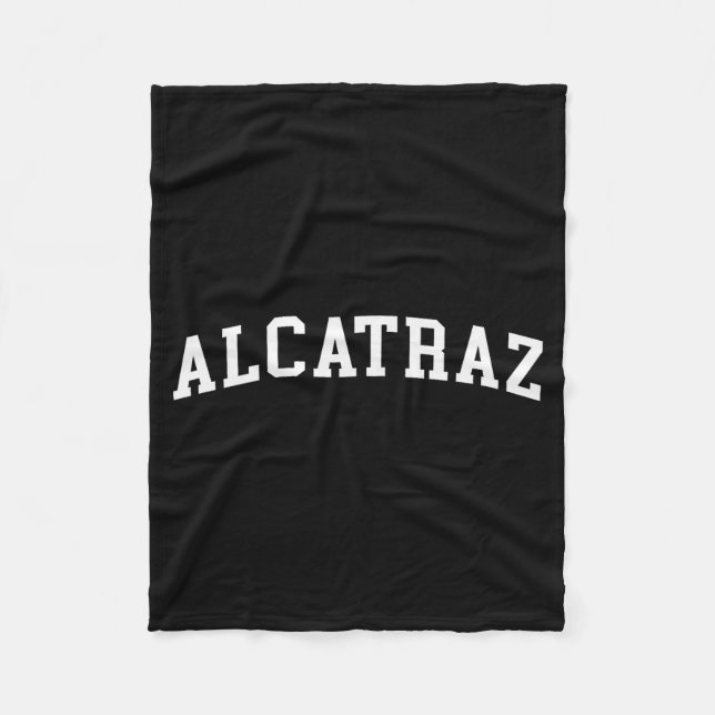 Alcatraz  fleece blanket (Front)