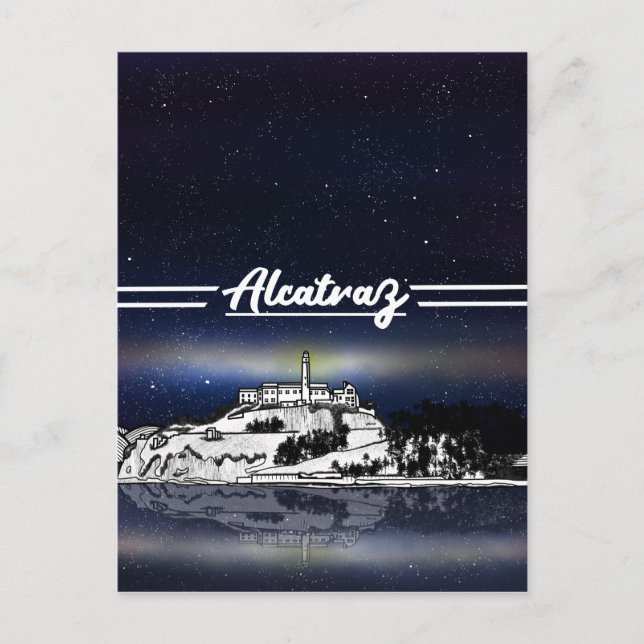 Alcatraz Island Postcard (Front)