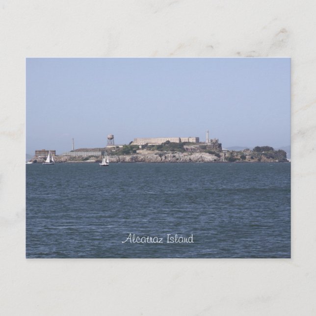 Alcatraz Island Postcard (Front)