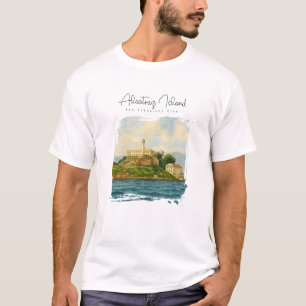 Alcatraz Island – San Francisco Travel Landmark T-Shirt