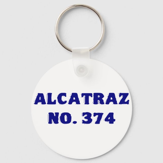 Alcatraz No. 374 Key Ring (Front)