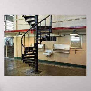 Alcatraz Penitentiary Barber Shop Poster