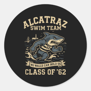 Alcatraz Penitentiary Swim Team  Classic Round Sticker
