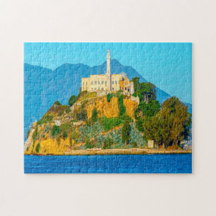 Alcatraz Prison California. Jigsaw Puzzle