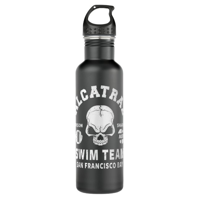 Alcatraz Prison Clothing - Alcatraz Swim Team 710 Ml Water Bottle (Front)