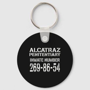 Alcatraz Prison Funny Prisoner Costume Halloween Key Ring