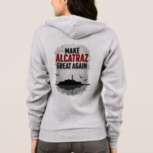 Alcatraz Revival Club – Retro Satire Hoodie